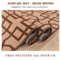 Hallway Geometric Runner Modern Kitchen Rug Non Slip Door Mat Long Floor Mats UK
