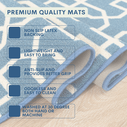 Hallway Geometric Runner Modern Kitchen Rug Non Slip Door Mat Long Floor Mats UK