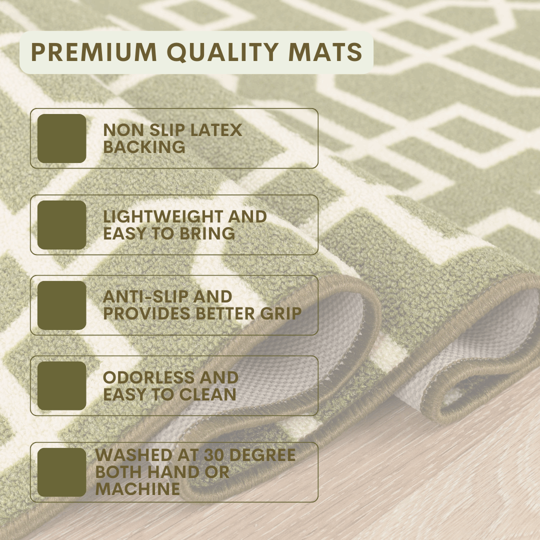 Hallway Geometric Runner Modern Kitchen Rug Non Slip Door Mat Long Floor Mats UK