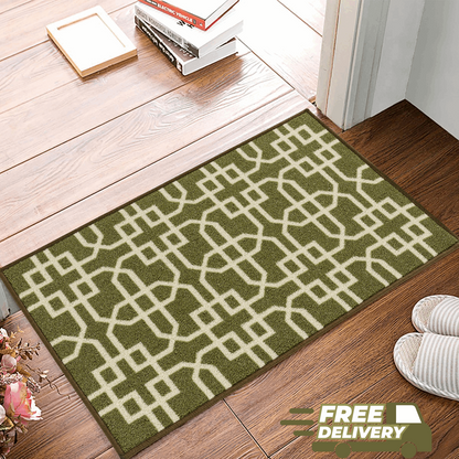 Hallway Geometric Runner Modern Kitchen Rug Non Slip Door Mat Long Floor Mats UK