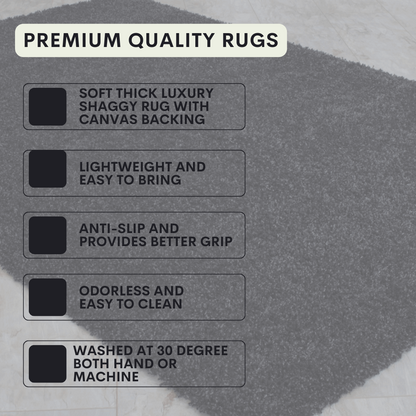 Modern Shaggy Rug Big Fluffy Carpets Floor Mats for Bedrooms Living Rooms Rug UK
