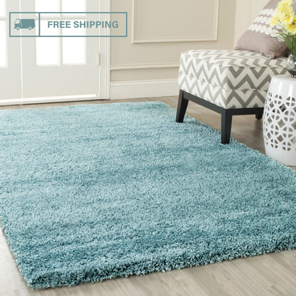 Modern Shaggy Rug Big Fluffy Carpets Floor Mats for Bedrooms Living Rooms Rug UK