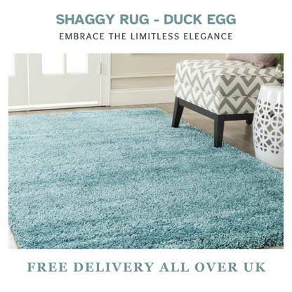 Modern Shaggy Rug Big Fluffy Carpets Floor Mats for Bedrooms Living Rooms Rug UK