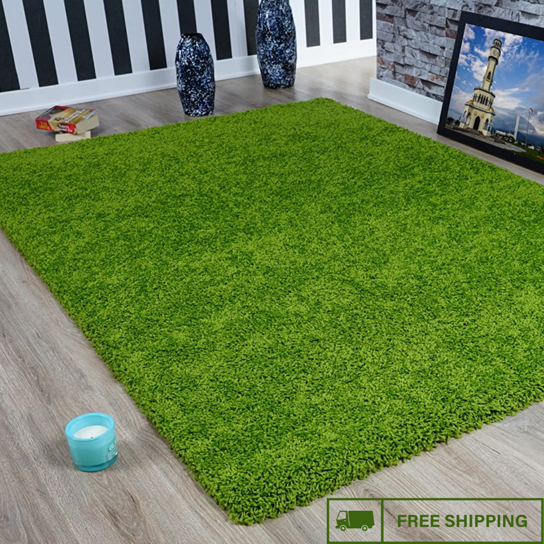 Modern Shaggy Rug Big Fluffy Carpets Floor Mats for Bedrooms Living Rooms Rug UK