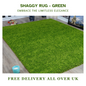 Modern Shaggy Rug Big Fluffy Carpets Floor Mats for Bedrooms Living Rooms Rug UK