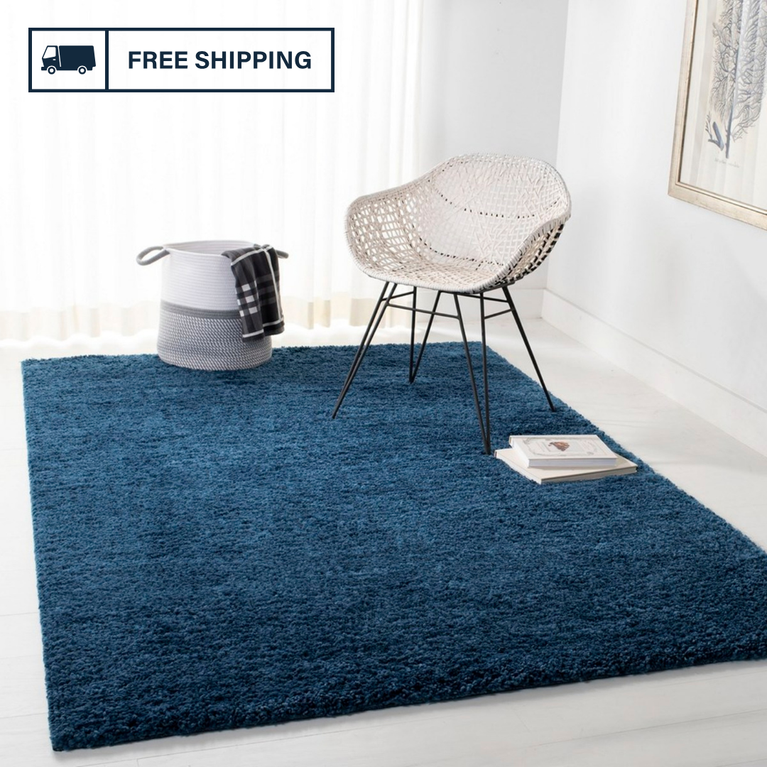 Modern Shaggy Rug Big Fluffy Carpets Floor Mats for Bedrooms Living Rooms Rug UK