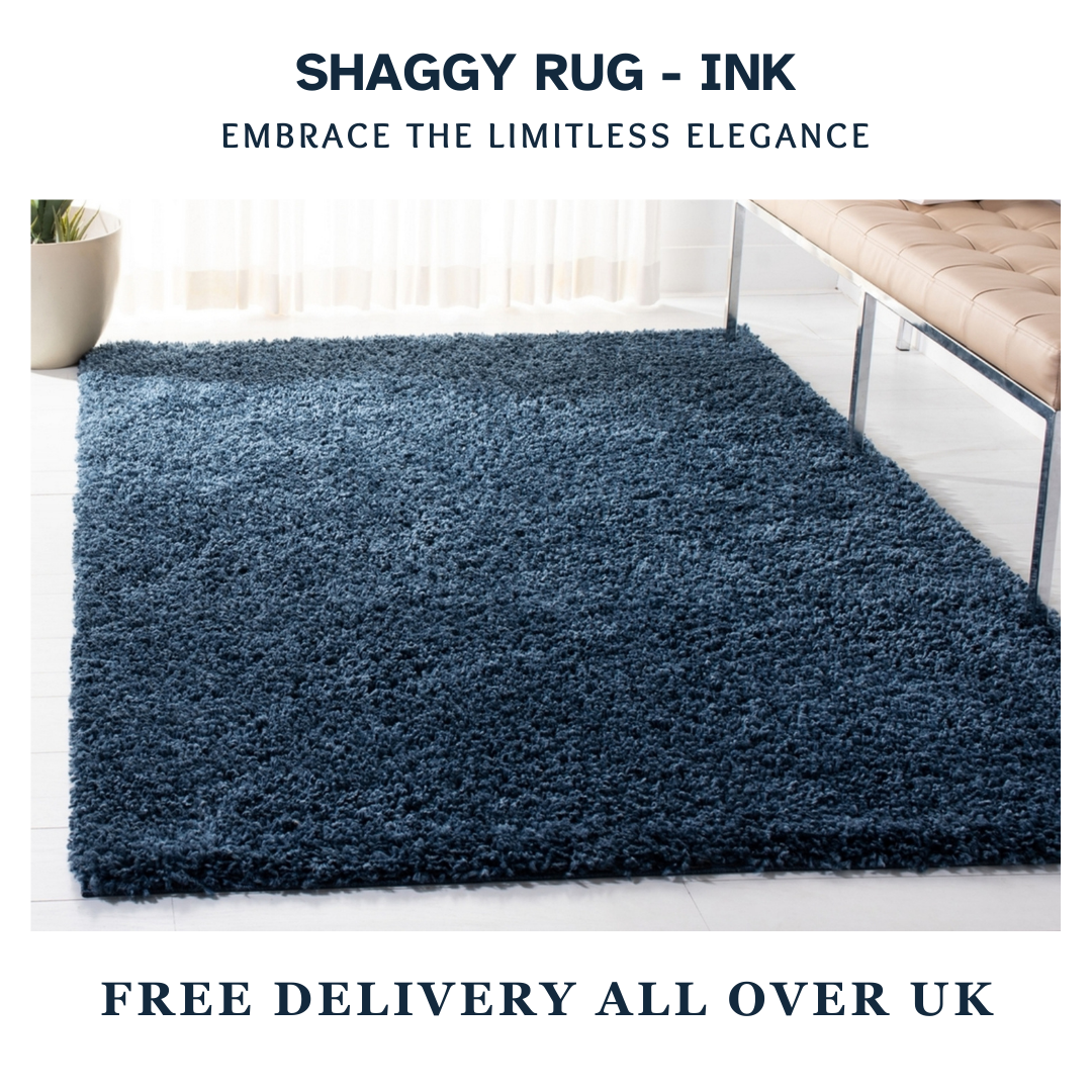 Modern Shaggy Rug Big Fluffy Carpets Floor Mats for Bedrooms Living Rooms Rug UK