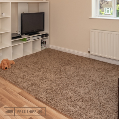 Modern Shaggy Rug Big Fluffy Carpets Floor Mats for Bedrooms Living Rooms Rug UK
