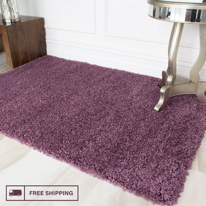 Modern Shaggy Rug Big Fluffy Carpets Floor Mats for Bedrooms Living Rooms Rug UK