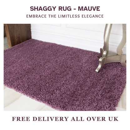 Modern Shaggy Rug Big Fluffy Carpets Floor Mats for Bedrooms Living Rooms Rug UK