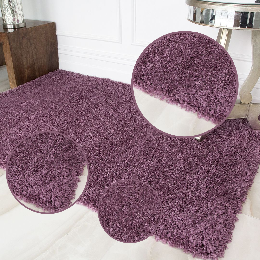 Modern Shaggy Rug Big Fluffy Carpets Floor Mats for Bedrooms Living Rooms Rug UK