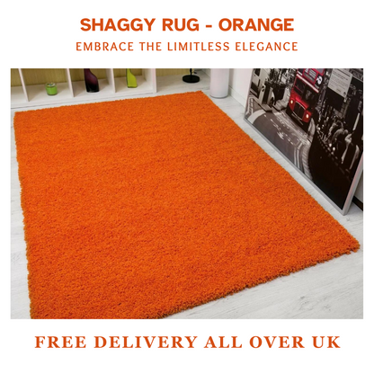 Modern Shaggy Rug Big Fluffy Carpets Floor Mats for Bedrooms Living Rooms Rug UK
