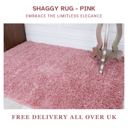 Modern Shaggy Rug Big Fluffy Carpets Floor Mats for Bedrooms Living Rooms Rug UK