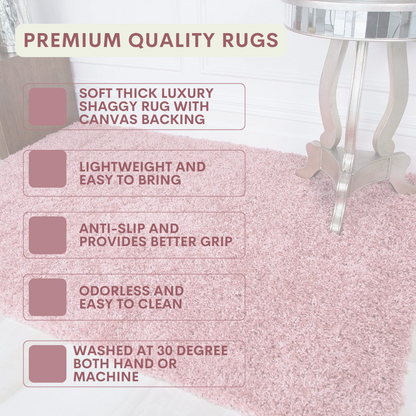 Modern Shaggy Rug Big Fluffy Carpets Floor Mats for Bedrooms Living Rooms Rug UK