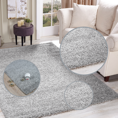 Modern Shaggy Rug Big Fluffy Carpets Floor Mats for Bedrooms Living Rooms Rug UK