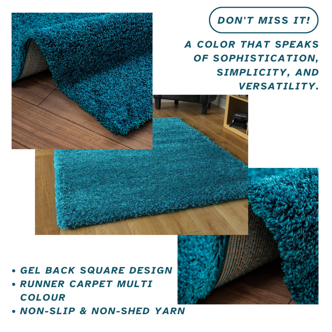 Modern Shaggy Rug Big Fluffy Carpets Floor Mats for Bedrooms Living Rooms Rug UK