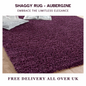 Modern Shaggy Rug Big Fluffy Carpets Floor Mats for Bedrooms Living Rooms Rug UK