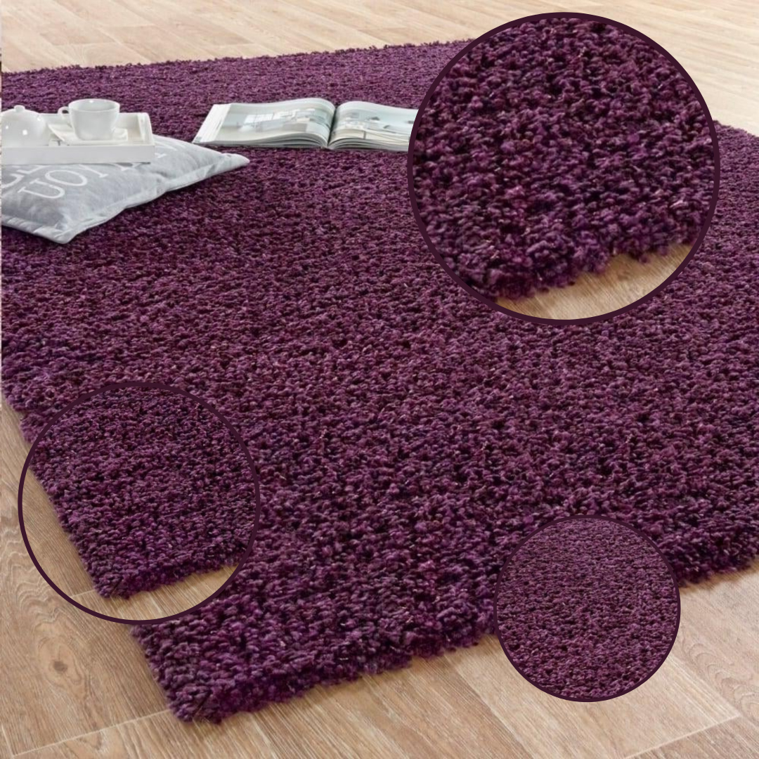 Modern Shaggy Rug Big Fluffy Carpets Floor Mats for Bedrooms Living Rooms Rug UK