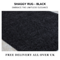 Modern Shaggy Rug Big Fluffy Carpets Floor Mats for Bedrooms Living Rooms Rug UK