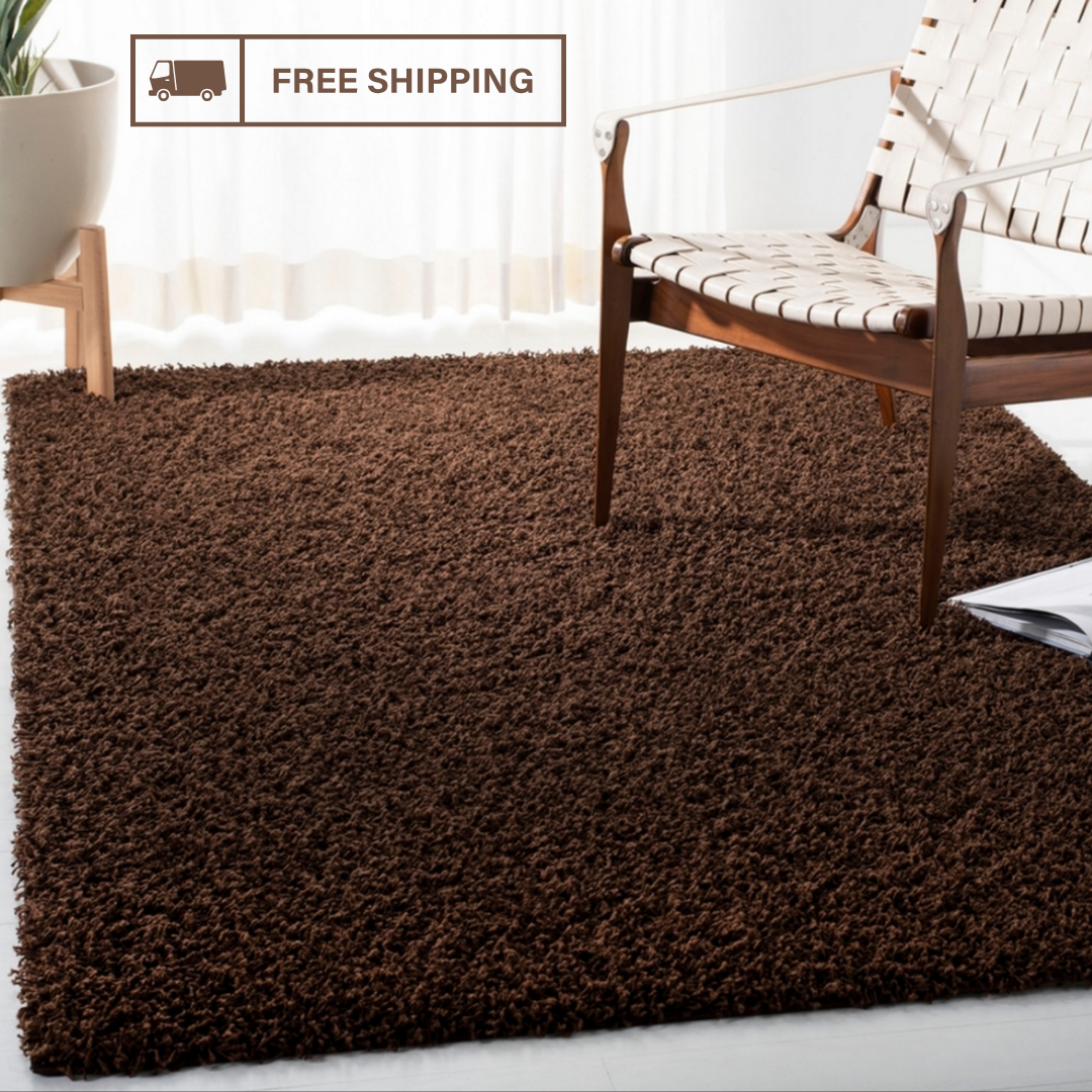 Modern Shaggy Rug Big Fluffy Carpets Floor Mats for Bedrooms Living Rooms Rug UK