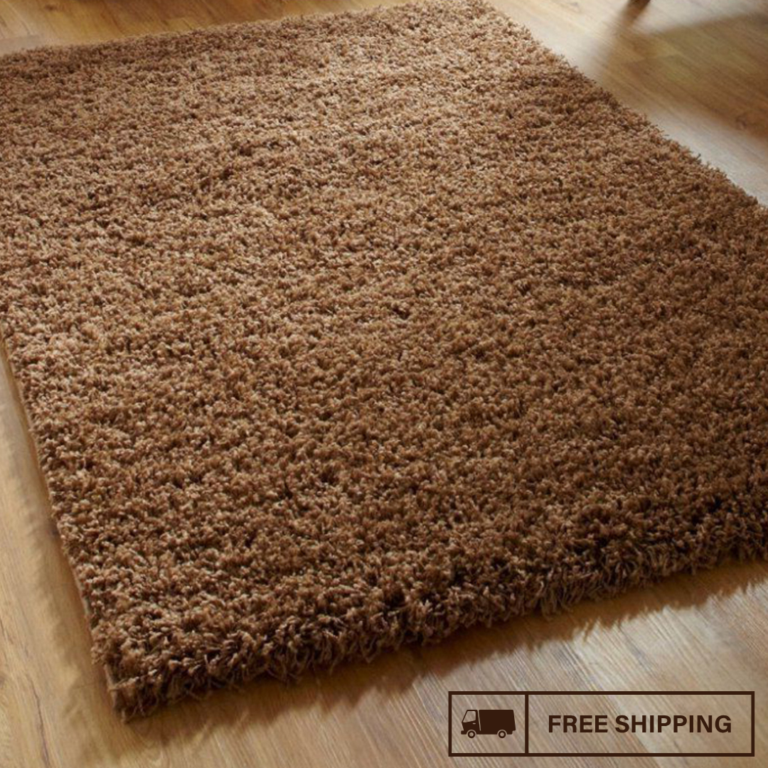 Modern Shaggy Rug Big Fluffy Carpets Floor Mats for Bedrooms Living Rooms Rug UK