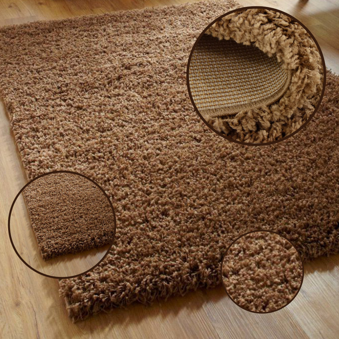 Modern Shaggy Rug Big Fluffy Carpets Floor Mats for Bedrooms Living Rooms Rug UK