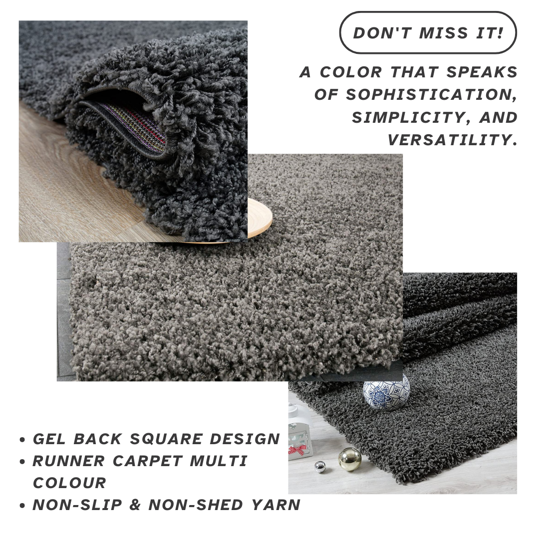 Modern Shaggy Rug Big Fluffy Carpets Floor Mats for Bedrooms Living Rooms Rug UK