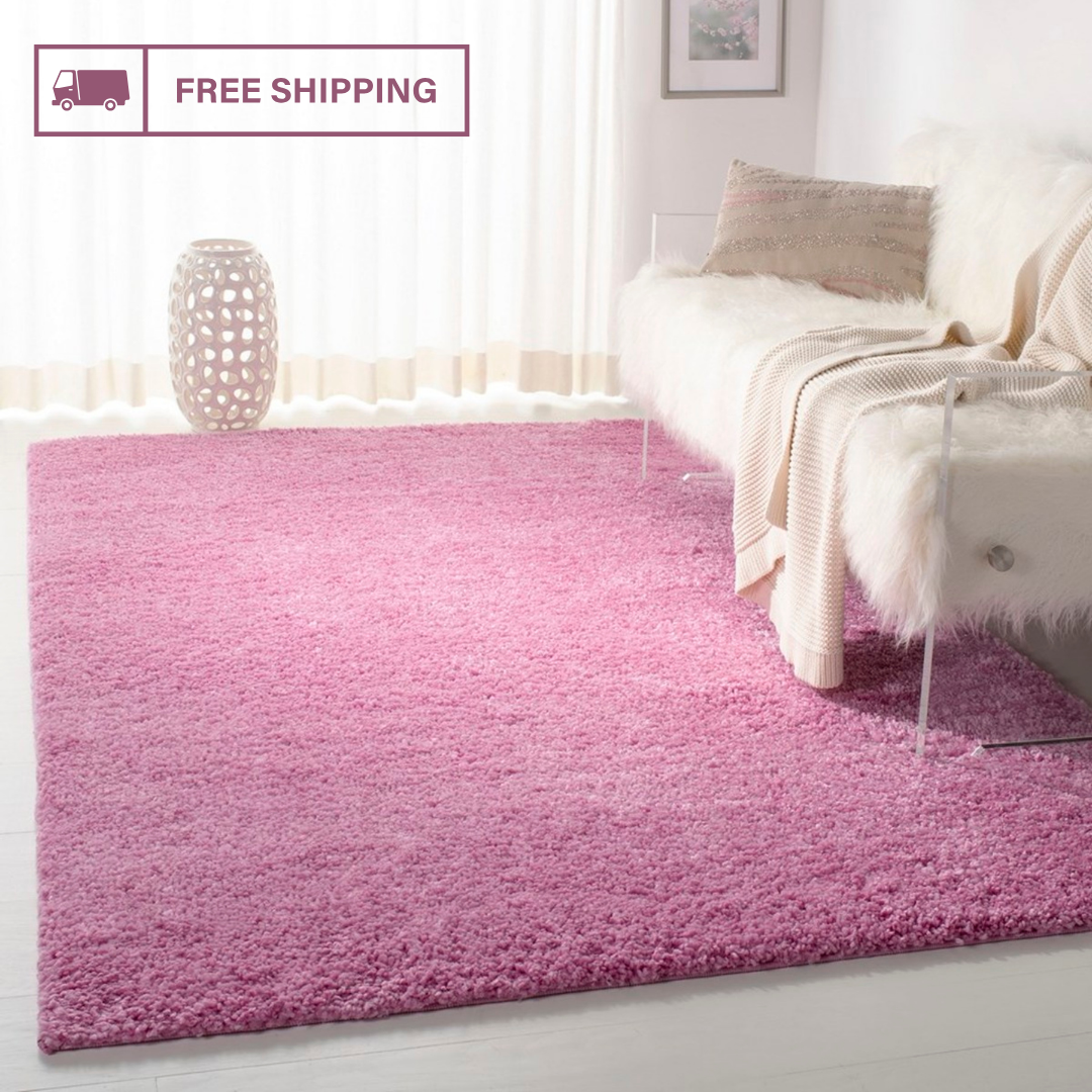 Modern Shaggy Rug Big Fluffy Carpets Floor Mats for Bedrooms Living Rooms Rug UK