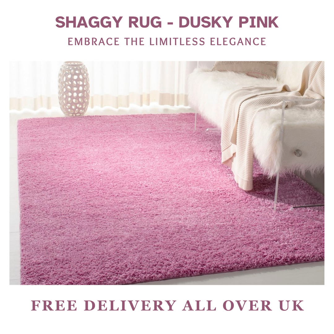 Modern Shaggy Rug Big Fluffy Carpets Floor Mats for Bedrooms Living Rooms Rug UK