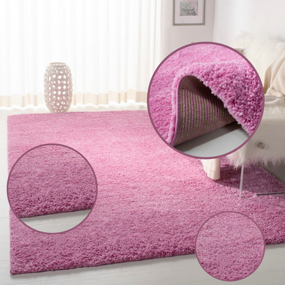 Modern Shaggy Rug Big Fluffy Carpets Floor Mats for Bedrooms Living Rooms Rug UK
