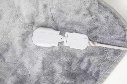 Luxurious Electric Heated Blanket With Digital Controller Soft Fleece Sofa Throw