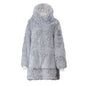 Teddy Faux Fur Fluffy Fleece Hoodie Ladies Oversized Hooded Hoodies Top