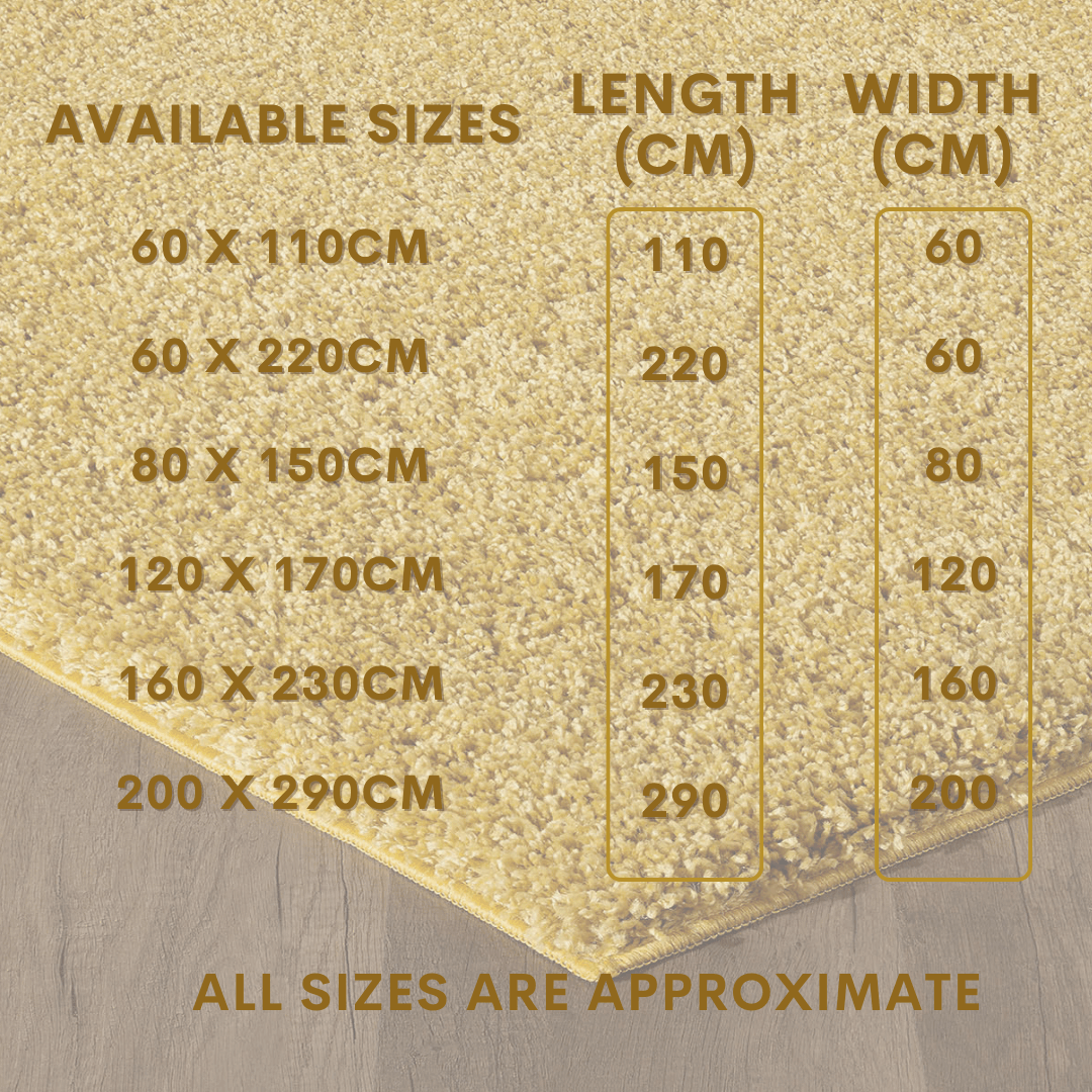 Modern Non Slip Rug Soft Shaggy Bedroom Living Room Carpet Runner Hallway UK