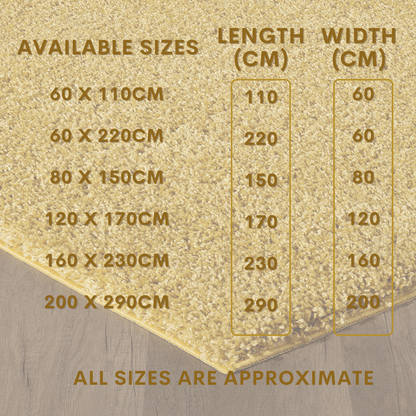 Modern Non Slip Rug Soft Shaggy Bedroom Living Room Carpet Runner Hallway UK