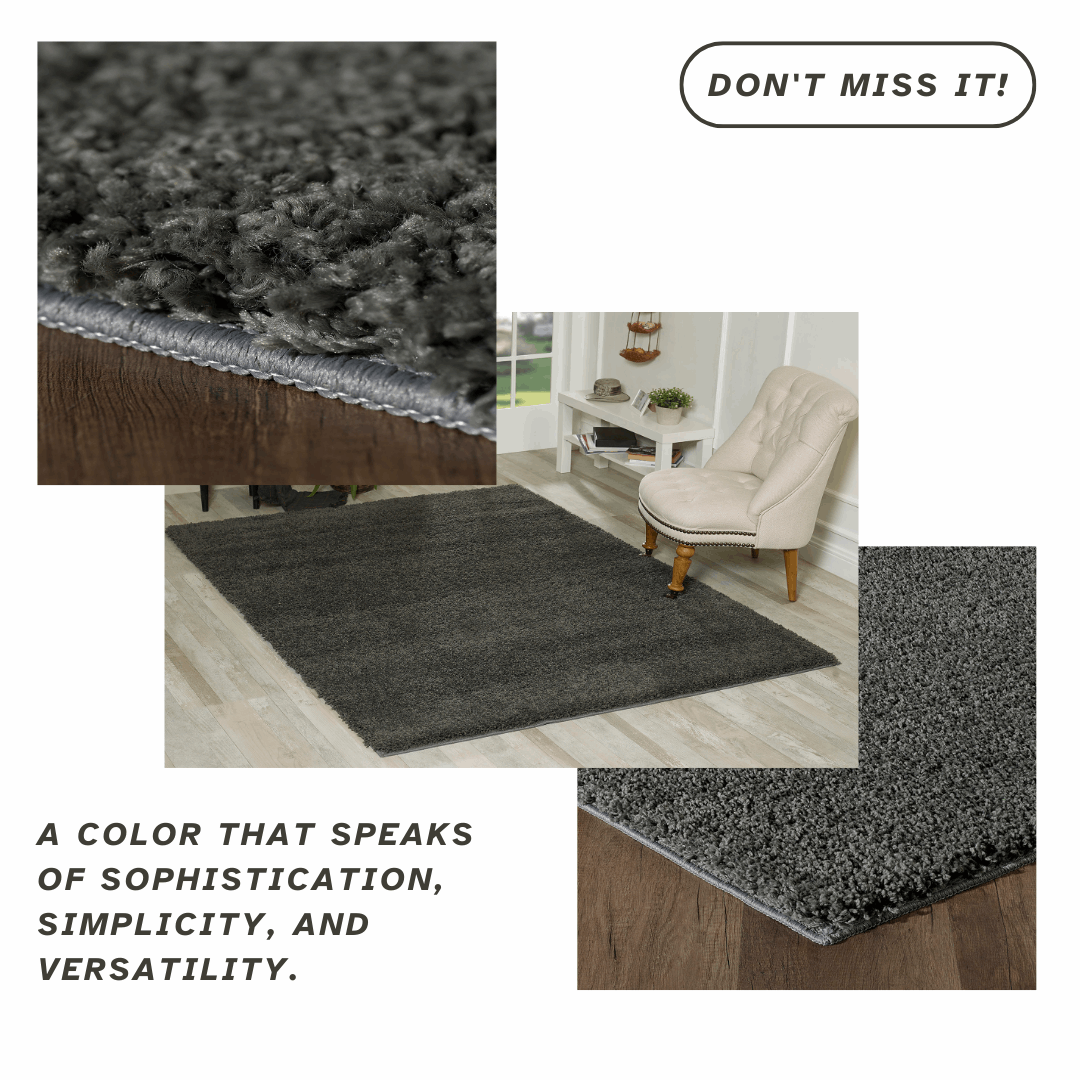 Modern Non Slip Rug Soft Shaggy Bedroom Living Room Carpet Runner Hallway UK