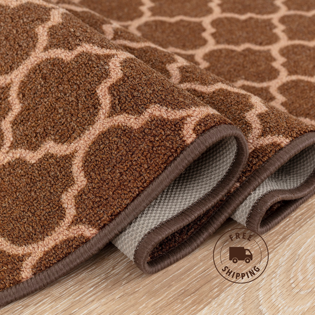 Trellis Indoor Gel Mat Washable Hallway Rugs Kitchen Runner Outdoor Modern Mats