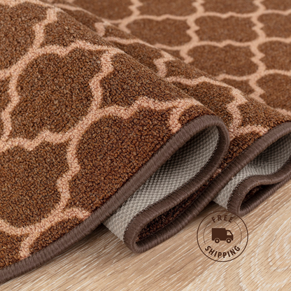 Trellis Indoor Gel Mat Washable Hallway Rugs Kitchen Runner Outdoor Modern Mats