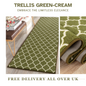 Trellis Indoor Gel Mat Washable Hallway Rugs Kitchen Runner Outdoor Modern Mats