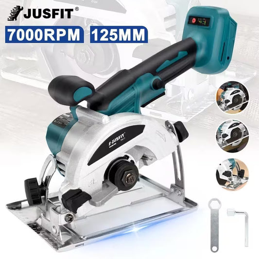 5 Inch Brushless Cordless Circular Saw (Machine Only)  Compact Brushless Power Saw with Digital Display for Wood, Plywood, Laminate Flooring, Plastic & DIY Projects