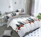 Christmas Duvet Cover Bedding Set Xmas Reversible Quilt Sets Single Double King