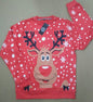 New Christmas Sweatshirt Xmas Gift Reindeer Rudolph Jumper Top