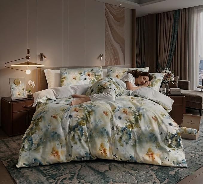 Luxury Microfiber Duvet Cover Set 3 Piece  Ultra Soft Breathable Quilt Cover with Hidden Zipper Closure  Lightweight Hypoallergenic Bedding Set with 2 Pillowcases