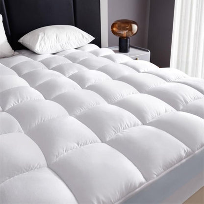 10cm Memory Foam & Microfiber Mattress Topper Thick Super Soft Thick Enhancer