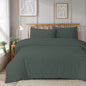 Unique Duvet Quilt Cover Set with Pillowcases, Luxury With Tufted Design Bedding Set