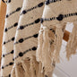 100% Cotton Throws Blankets for Sofa Chairs Bed Black Cream Colour Single Double Size