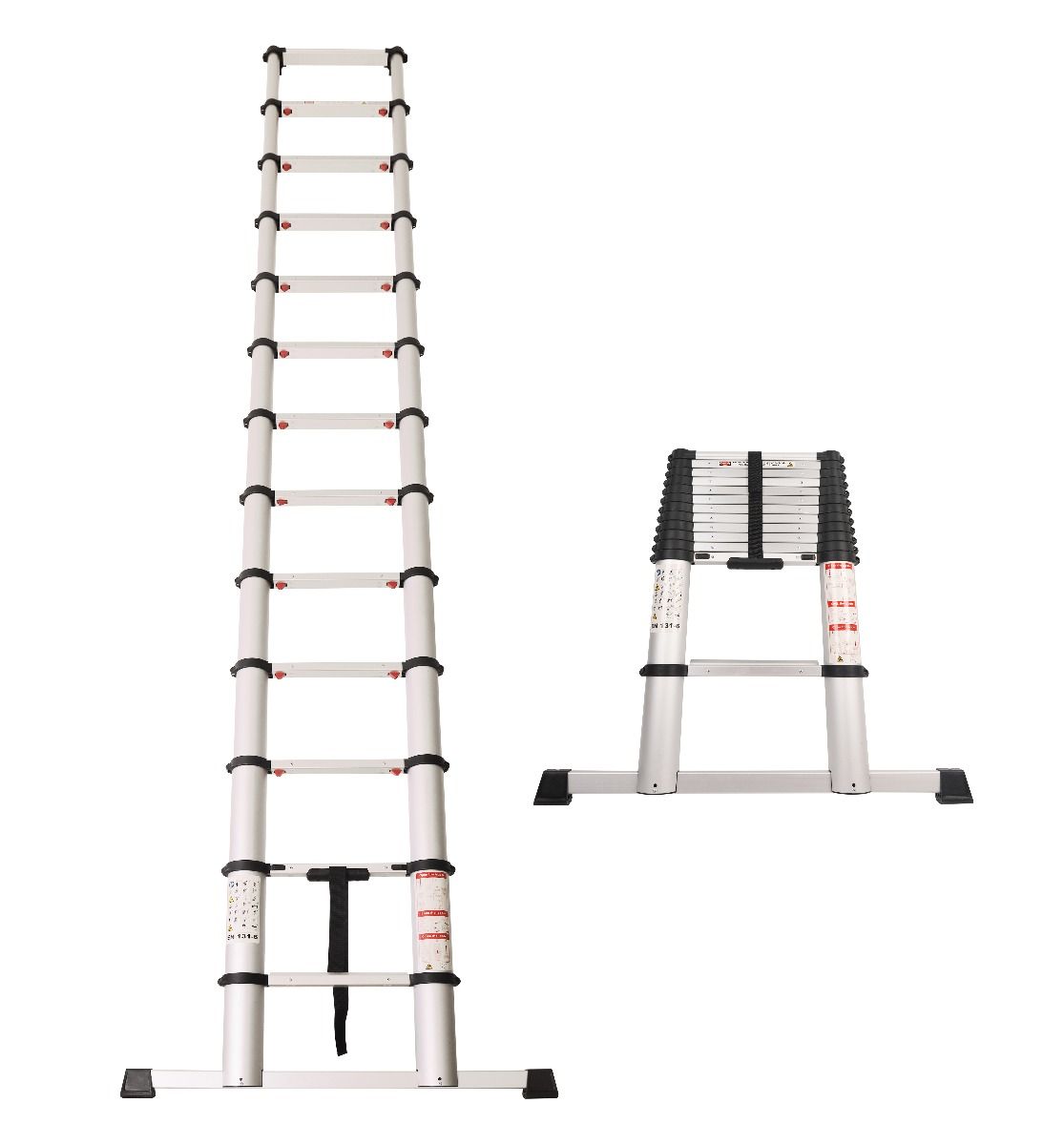 Multi Purpose Use Loft Roof Ladder Folding Telescopic Ladder Extendable Steps Uk