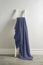 Knitted Throw 100% Cotton Blanket Perfect for Snuggling On Sofa Bed Soft Warm & Irresistibly Chic Blankets Throw