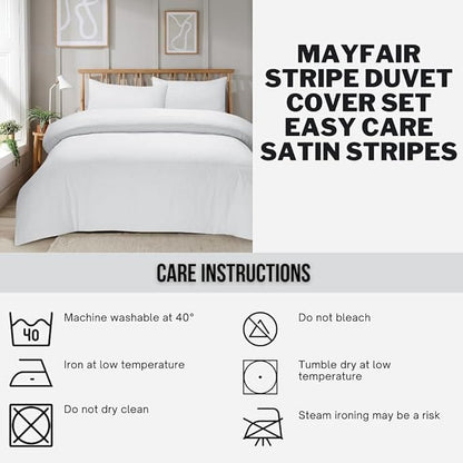 Plain Bedding Duvet Covers stripe Bed Sets Single Double King Size Quilt Covers