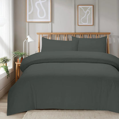 Plain Bedding Duvet Covers stripe Bed Sets Single Double King Size Quilt Covers