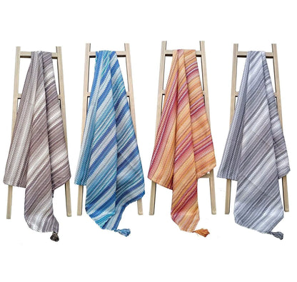 Throw Trible Striped Pattern Blankets Soft Sofa Bed Throws Decorative Blanket